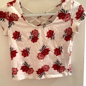 Floral crop top